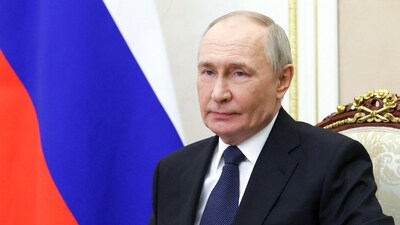 Russia's President Vladimir Putin during a Security Council meeting via videoconference at the Kremlin in Moscow on March 28, 2025. (AFP) Russia's President Vladimir Putin during a Security Council meeting via videoconference at the Kremlin in Moscow on March 28, 2025. (AFP)