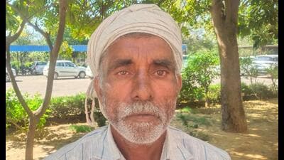 Ramesh Kumar, whose annual income was wrongly recorded as ₹120 crore. (HT Photo) Ramesh Kumar, whose annual income was wrongly recorded as ₹120 crore. (HT Photo)
