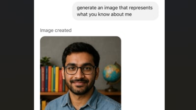 A woman's ChatGPT image request led to an unexpected surprise—AI generated an Indian man image. (X/@braelyn_ai) A woman's ChatGPT image request led to an unexpected surprise—AI generated an Indian man image. (X/@braelyn_ai)