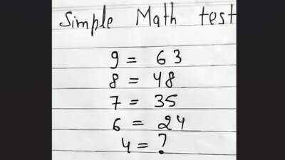 A maths puzzle has left the internet stumped. (X/@brainyquiz_) A maths puzzle has left the internet stumped. (X/@brainyquiz_)