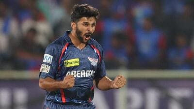 Shardul Thakur. (REUTERS) Shardul Thakur. (REUTERS)