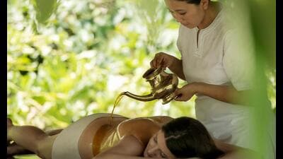 The Four Seasons Landaa Giraavaru’s wellness package includes a full body check-up. The Four Seasons Landaa Giraavaru’s wellness package includes a full body check-up.