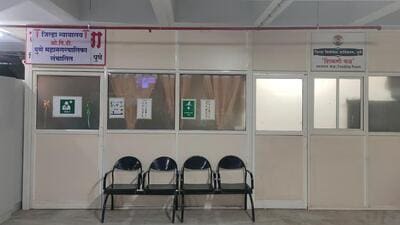 The facility set up by the Pune Municipal Corporation’s (PMC) health department is open on all working days of the court. (HT PHOTO)