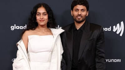 BEVERLY HILLS, CALIFORNIA - MARCH 27: (L-R) Radhi Devlukia-Shetty and Jay Shetty attend the 36th Annual GLAAD Media Awards at The Beverly Hilton on March 27, 2025 in Beverly Hills, California. Frazer Harrison/Getty Images/AFP (Photo by Frazer Harrison / GETTY IMAGES NORTH AMERICA / Getty Images via AFP) (Getty Images via AFP) BEVERLY HILLS, CALIFORNIA - MARCH 27: (L-R) Radhi Devlukia-Shetty and Jay Shetty attend the 36th Annual GLAAD Media Awards at The Beverly Hilton on March 27, 2025 in Beverly Hills, California. Frazer Harrison/Getty Images/AFP (Photo by Frazer Harrison / GETTY IMAGES NORTH AMERICA / Getty Images via AFP) (Getty Images via AFP)