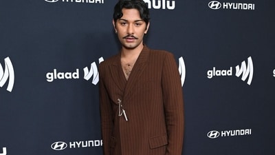 US actor Mark Indelicato attends the 36th Annual GLAAD Media Awards at the Beverly Hilton Hotel in Beverly Hills, California, March 27, 2025. (Photo by LISA O'CONNOR / AFP) (AFP) US actor Mark Indelicato attends the 36th Annual GLAAD Media Awards at the Beverly Hilton Hotel in Beverly Hills, California, March 27, 2025. (Photo by LISA O'CONNOR / AFP) (AFP)