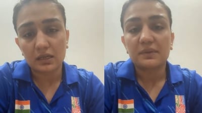 Indian boxer Saweety Boora claimed that her husband, Deepak Hooda, is interested in men. (Screengrab - Saweety Boora Instagram) Indian boxer Saweety Boora claimed that her husband, Deepak Hooda, is interested in men. (Screengrab - Saweety Boora Instagram)