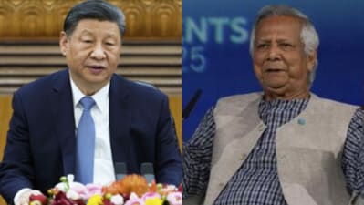 Chinese President Xi Jinping met with Bangladesh's Chief Adviser Muhammad Yunus on Friday. Chinese President Xi Jinping met with Bangladesh's Chief Adviser Muhammad Yunus on Friday.