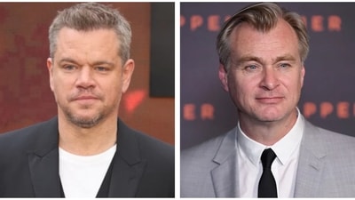 Matt Damon is currently in Italy shooting for The Odyssey with Christopher Nolan. Matt Damon is currently in Italy shooting for The Odyssey with Christopher Nolan.
