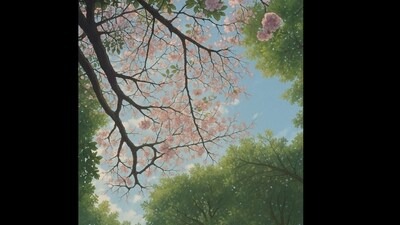 Bengaluru’s Pink Blossoms – The city’s dreamy pink canopy, straight out of an anime. (@santoshpanda)
