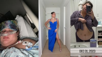 The 30-year-old model shared the news on the latest episode of Khloé Kardashian's Khloé in Wonder Land podcast. (Instagram/@RemiBader) The 30-year-old model shared the news on the latest episode of Khloé Kardashian's Khloé in Wonder Land podcast. (Instagram/@RemiBader)