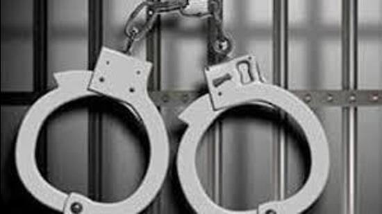 The police have booked the accused under the Arms Act and detained them at the crime branch office for further questioning. (HT File)