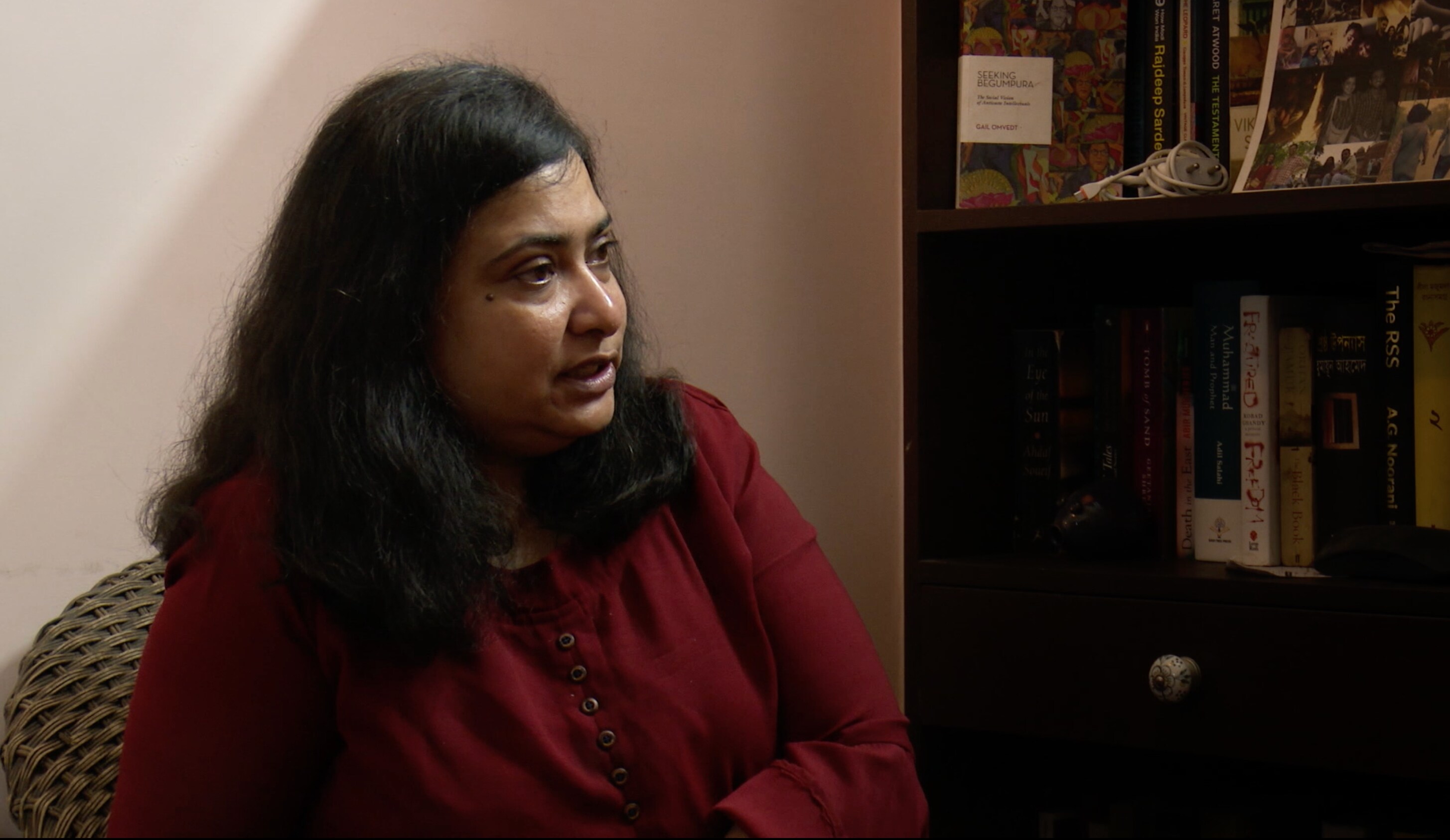 ‘When we meet, we don’t discuss his freedom,’ says Banojyotsna Lahiri. ‘When we meet, we don’t discuss his freedom,’ says Banojyotsna Lahiri.