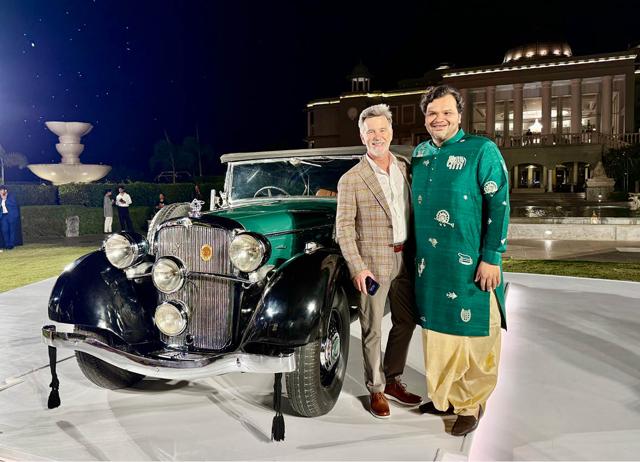 Ulrich Maybach, the great grand-son of Wilhelm’s Maybach with Anubhav Nath and his Maybach SW38. Ulrich Maybach, the great grand-son of Wilhelm’s Maybach with Anubhav Nath and his Maybach SW38.