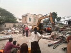 Volunteers work at an earthquake affected area in Mandalay, central Myanmar. Volunteers work at an earthquake affected area in Mandalay, central Myanmar.