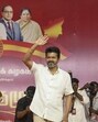 Actor and Tamilaga Vettri Kazhagam (TVK) chief Vijay during the party's first general council meeting in Chennai on Friday. (PTI) Actor and Tamilaga Vettri Kazhagam (TVK) chief Vijay during the party's first general council meeting in Chennai on Friday. (PTI)
