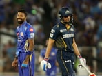Hardik Pandya claimed the wicket of Shubman Gill on Saturday.