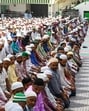 Earlier in the day, the Alvida Jumma prayers were concluded peacefully across Gautam Budh Nagar, with significant congregations at major mosques. (Sunil Ghosh/HT Photo) Earlier in the day, the Alvida Jumma prayers were concluded peacefully across Gautam Budh Nagar, with significant congregations at major mosques. (Sunil Ghosh/HT Photo)