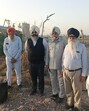 The local commissioner appointed by the Punjab and Haryana high court visited the Mohali Phase 8 dumping ground on Friday to verify the progress of disposal work. (HT Photo) The local commissioner appointed by the Punjab and Haryana high court visited the Mohali Phase 8 dumping ground on Friday to verify the progress of disposal work. (HT Photo)