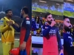 Virat Kohli had an animated chat with Khaleel Ahmed after RCB beat CSK. Virat Kohli had an animated chat with Khaleel Ahmed after RCB beat CSK.