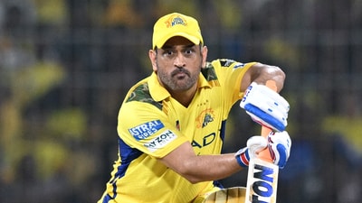 Chennai Super Kings' MS Dhoni in action (REUTERS)