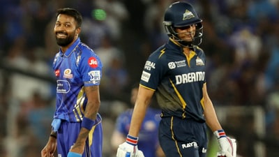 Hardik Pandya claimed the wicket of Shubman Gill on Saturday. (REUTERS)
