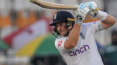 England's Joe Root plays a shot. (AFP) England's Joe Root plays a shot. (AFP)