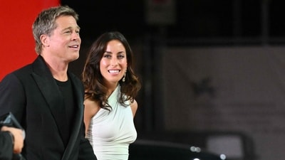 While filming F1, Brad Pitt's intimate scenes with Kerry Condon left girlfriend Ines de Ramon seeking reassurance about their relationship. (Photo by Alberto PIZZOLI / AFP) (AFP) While filming F1, Brad Pitt's intimate scenes with Kerry Condon left girlfriend Ines de Ramon seeking reassurance about their relationship. (Photo by Alberto PIZZOLI / AFP) (AFP)