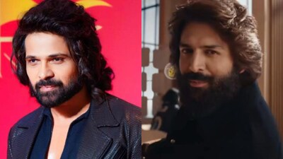 Reddit compares Kartik Aaryan's new film look with Himesh Reshammiya's look.