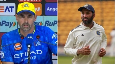 Cheteshwar Pujara reacted to Fleming's remarks following CSK's loss to RCB on Friday (IPL/File) Cheteshwar Pujara reacted to Fleming's remarks following CSK's loss to RCB on Friday (IPL/File)