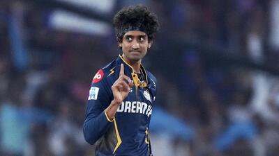Sai Sudharsan top-scored with 63 and took a wicket to help Gujarat Titans beat Mumbai Indians by 36 runs in the IPL game at Ahmedabad on Saturday. (AP)