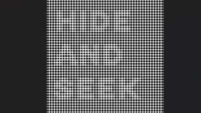A brain teaser challenges users to find hidden text in a grid of black dots. (X/@Brainy_Bits_Hub) A brain teaser challenges users to find hidden text in a grid of black dots. (X/@Brainy_Bits_Hub)