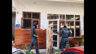 The operation, conducted in line with the ongoing “Yudh Nasheya Virudh” campaign, was supervised by special director general of police (DGP) (law and order) Arpit Shukla. (HT Photo) The operation, conducted in line with the ongoing “Yudh Nasheya Virudh” campaign, was supervised by special director general of police (DGP) (law and order) Arpit Shukla. (HT Photo)