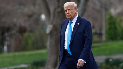 U.S. President Donald Trump said that Canadian PM Mark Carney called him and they "had a very very good talk". (Reuters)