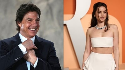 Rumours of a romance surfaced after Tom Cruise and Ana de Armas dined together pre-Valentine’s Day, with insiders noting Cruise's desire to work with her due to her talent and connections. (AP/PTI, Michael Tran/AFP)