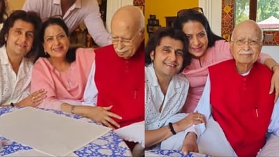 Sonu Nigam shared a post on Instagram also featuring BJP leader LK Advani. Sonu Nigam shared a post on Instagram also featuring BJP leader LK Advani.