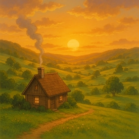 Ghibli-style image based on lighting prompts (ChatGPT) Ghibli-style image based on lighting prompts (ChatGPT)