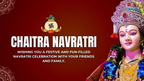 Happy Chaitra Navratri 2025. (Image by Canva) Happy Chaitra Navratri 2025. (Image by Canva)