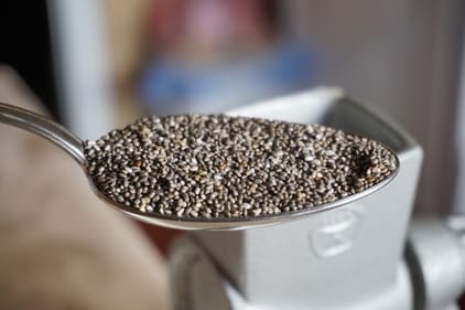 Chia seeds contain fiber and omega 3 fatty acids. (Pixabay) Chia seeds contain fiber and omega 3 fatty acids. (Pixabay)