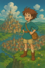 Ghibli artwork using prompt focused on emotions (ChatGPT) Ghibli artwork using prompt focused on emotions (ChatGPT)