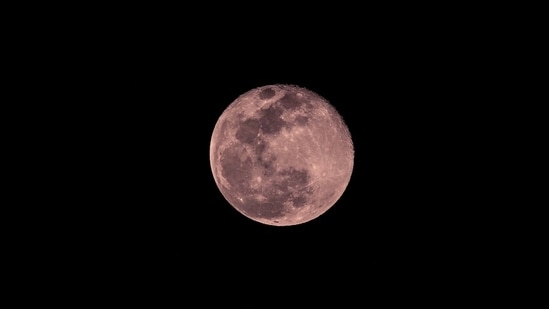The Super Pink Moon, peaking on April 12, 2025, promises a stunning sight for skywatchers. (Representational Image- Unsplash )
