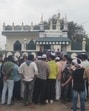 Following the explosion, members of the Muslim community staged a protest outside the police station, demanding immediate probe into the incident. Following the explosion, members of the Muslim community staged a protest outside the police station, demanding immediate probe into the incident.