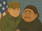 The image, shared on the White House’s official X (formerly Twitter) account, depicted Basora-Gonzalez's March 12 arrest.