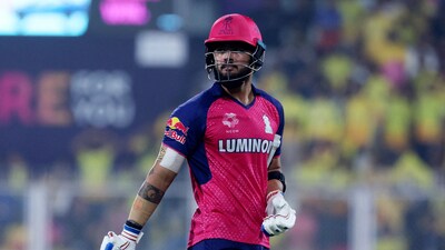 Stand-in skipper Riyan Parag scored a crucial 37-run knock as Rajasthan Royals managed to cross 180-run despite losing wickets in quick successions.  (REUTERS)