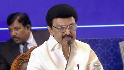 Chief minister MK Stalin urged the other southern states to be united against threats of language imposition and the delimitation exercise based on population (PTI)