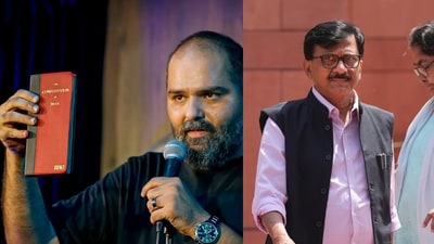 Kunal Kamra has got the backing of Shiv Sena (UBT) leader Sanjay Raut. (Instagram: Kunal Kamra/ PTI) Kunal Kamra has got the backing of Shiv Sena (UBT) leader Sanjay Raut. (Instagram: Kunal Kamra/ PTI)