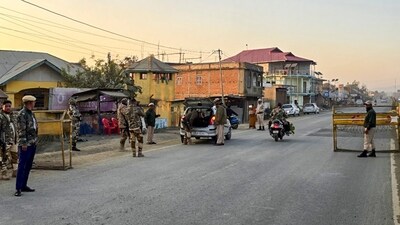 Security personnel during a search operation and area domination in the fringe and vulnerable areas of hill and valley districts, in Manipur. (PTI File ) Security personnel during a search operation and area domination in the fringe and vulnerable areas of hill and valley districts, in Manipur. (PTI File )
