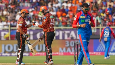 Aniket Verma and Heinrich Klaasen helped SRH recover from the initial blows to a certain extent. Aniket was especially belligerent as the pair put on 77 runs off 42 balls for the fifth wicket. (PTI) Aniket Verma and Heinrich Klaasen helped SRH recover from the initial blows to a certain extent. Aniket was especially belligerent as the pair put on 77 runs off 42 balls for the fifth wicket. (PTI)