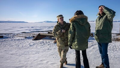 While speaking to soldiers, Vance stated that Denmark has “underinvested” in Greenland's defense and called on Denmark to alter its strategy. His remarks came as US President Donald Trump continues to discuss annexing the Danish territory. (AP) While speaking to soldiers, Vance stated that Denmark has “underinvested” in Greenland's defense and called on Denmark to alter its strategy. His remarks came as US President Donald Trump continues to discuss annexing the Danish territory. (AP)