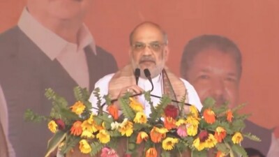Union minister Amit Shah addressed a public rally in Bihar's Gopalganj on Sunday. (ANI) Union minister Amit Shah addressed a public rally in Bihar's Gopalganj on Sunday. (ANI)