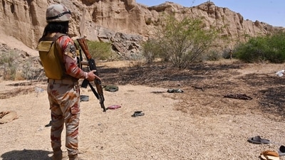 Provincial government spokesman Muhammad Ali Saif said that reports indicated the location was being used as a “hideout and transit point for terrorist” elements. (AFP/File) Provincial government spokesman Muhammad Ali Saif said that reports indicated the location was being used as a “hideout and transit point for terrorist” elements. (AFP/File)